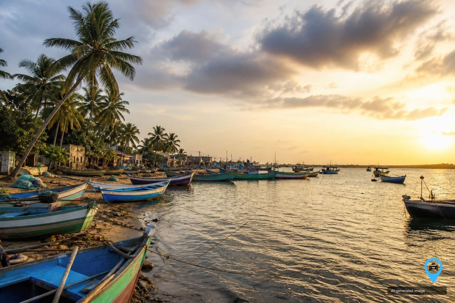 Cuddalore coast and port approaches — Drop You Taxi one way drop taxi in Cuddalore